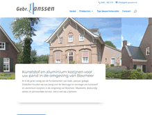 Tablet Screenshot of gebr-janssen.nl